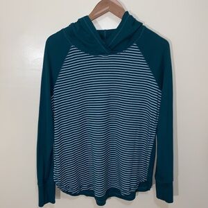 Eddie Bauer Women’s Striped Pullover Hoodie Size XL